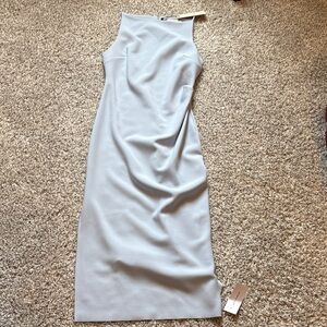 bec + bridge Light Gray Midi Dress